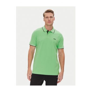 Tricou barbati  verde - bumbac -