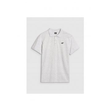 Tricou polo barbati  gri - bumbac