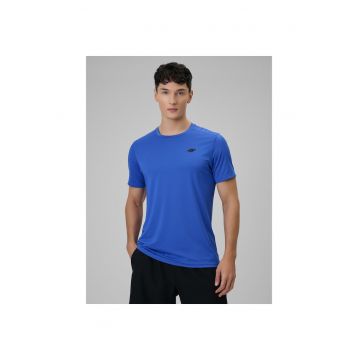 Tricou sport barbati -  uscare rapida - sintetic - albastru