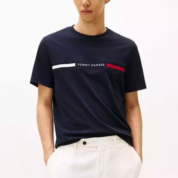 Tricou Tommy Hilfiger HILFIGER CHEST INSERT TEE