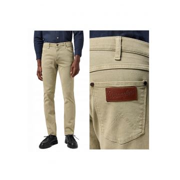 Blugi Barbati -  Greensboro - Regular Fit - 5 Buzunare - Talie Medie - Fermoar - Bumbac - W33-L32 - Bej