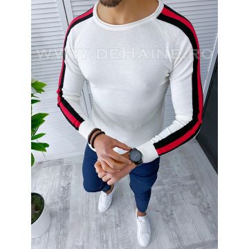 Bluza barbati alba slim fit 2620  P19-4.3