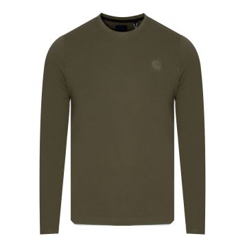 Bluza barbati -  kaki - 100% bumbac - croiala simpla