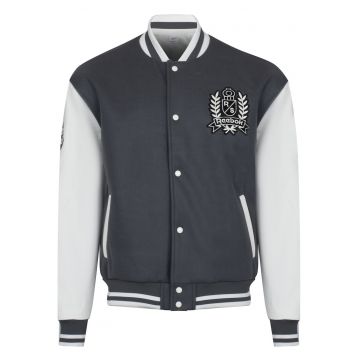 Geaca barbati HS7142 -  Acril/Poliester - Gri/Alb -