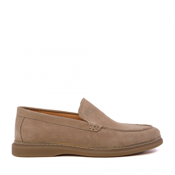 Mocasini bărbați Enzo Bertini Premium Collection taupe din piele întoarsă 1641BM232298VTA