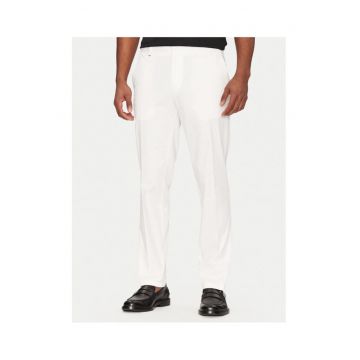 Pantaloni barbati  alb -