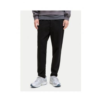 Pantaloni barbati -  negru - material usor