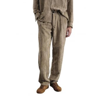 Pantaloni barbati -  poliester - Maro