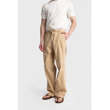 Pantaloni barbati -  Regular Fit - bej - bumbac