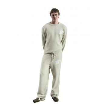 Pantaloni barbati -  relaxati - bej - bumbac