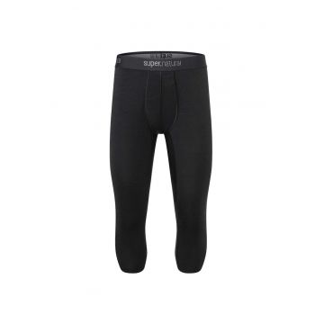 Pantaloni de corp din amestec de lana pentru barbati - culoarea negru - Negru