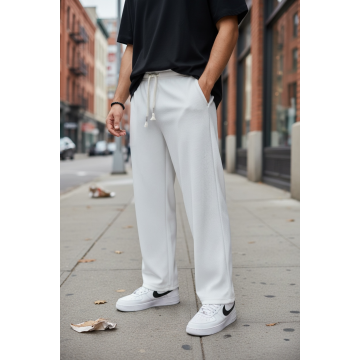 Pantaloni de trening albi GG105