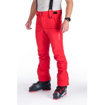 Pantaloni schi softshell 10K/5K barbati Ted - Rosu
