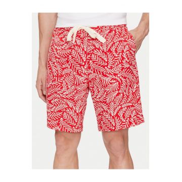 Pantaloni scurti barbati -  rosu - 100% bumbac -