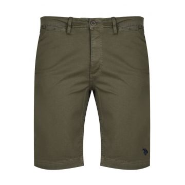 Pantaloni scurti barbati - U.S. Polo Assn - bumbac/elastan - kaki -