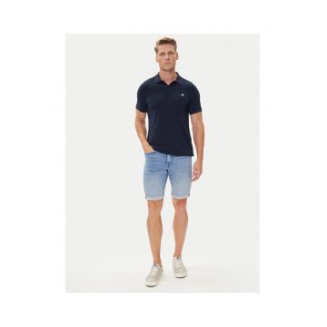 Pantaloni scurti de barbati -  denim - albastru deschis
