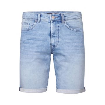 Pantaloni scurti de barbati -  denim - albastru deschis