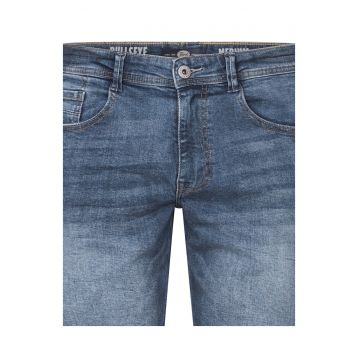 Pantaloni scurti din denim barbati  albastru - fabricat din denim