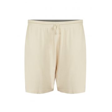 Pantaloni sport barbati HG1582 -  Bumbac/Elastan - Crem -