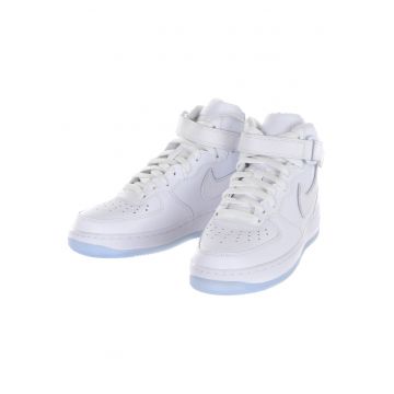 Pantofi sport barbati  piele naturala/textil - alb/albastru -