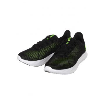 Pantofi sport barbati -  sintetic/textil - negru/verde -