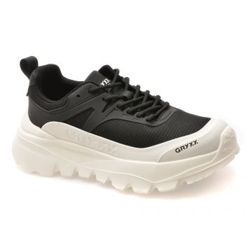 Pantofi sport GRYXX negri, 9867, din material textil