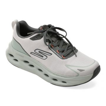 Pantofi sport SKECHERS gri, MAX CUSHIONING GLIDE-STEP, din material textil