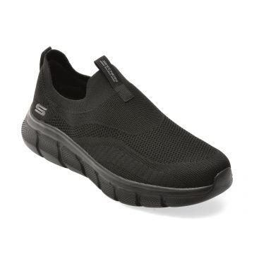 Pantofi sport SKECHERS negri, 118107, din material textil