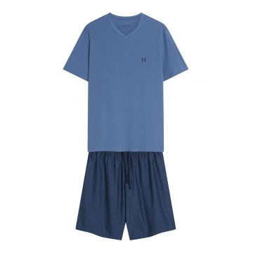 Pijama barbati - Albastru - Post - Albastru