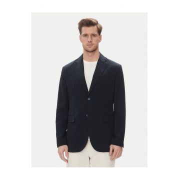 Sacou barbati  bleumarin