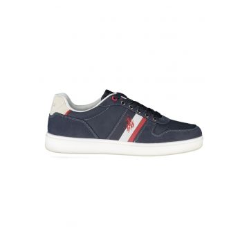 Sneakers barbati - U.S. POLO BEST PRICE - 40% Poliester - 60% Poliuretan - Albastru - 23741 - Albastru