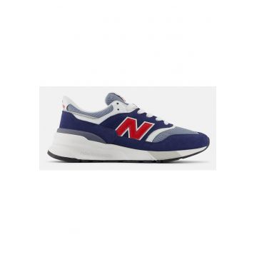 Tenisi barbati  997 Piele suede Albastru - Albastru