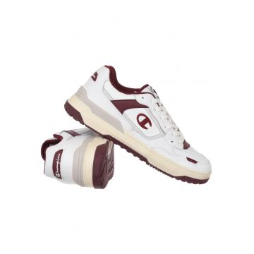 Tenisi barbati -  Z89 LOW S22099-WW008 - Burgundy/Alb - Deget Rotund - Pe Tot Parcursul Anului - Confortabil - Stil Casual - Crem