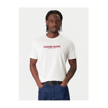 Tricou barbati  alb - din bumbac 100%