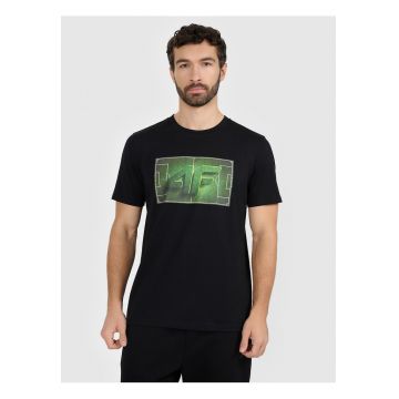 Tricou barbati  bumbac superior - negru