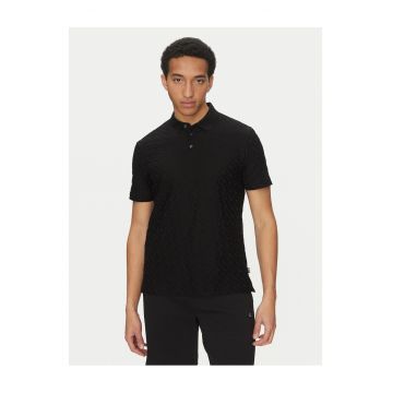 Tricou model polo barbati  negru - 100% bumbac