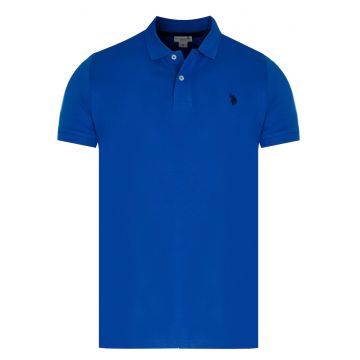 - Tricou polo pentru barbati CARD albastru ROYAL - Albastru