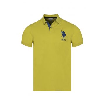 - Tricou polo pentru barbati SALM - lime - Verde lime