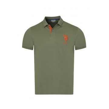 - Tricou polo pentru barbati SALM - verde - Verde