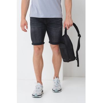 Bermude de denim Ronnie - Negru stins