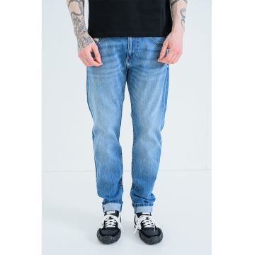 Blugi cu croiala conica 2019 D-Strukt - Albastru