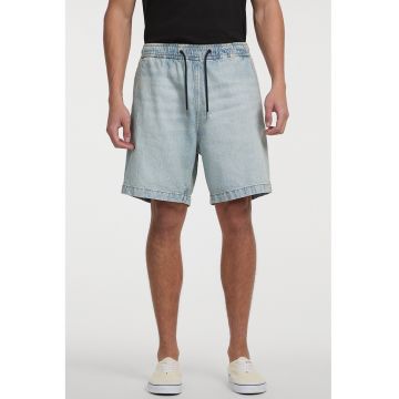 Blugi scurti cu cordon - Albastru deschis