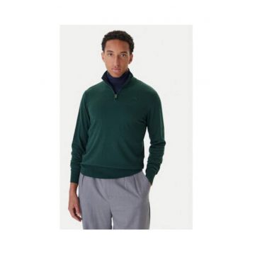 Bluza barbati -  verde - 95% bumbac - 5% casmir