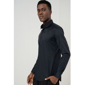 Camasa slim fit Hank - Negru