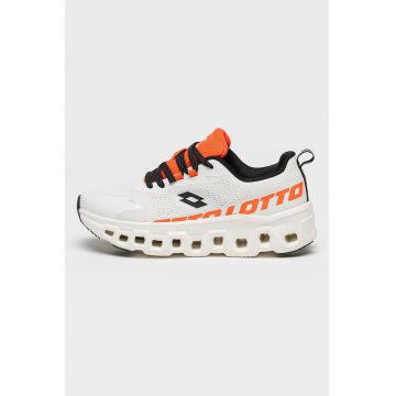 Champion - Pantofi sport Phad din plasa cu aspect masiv - Alb/Portocaliu neon