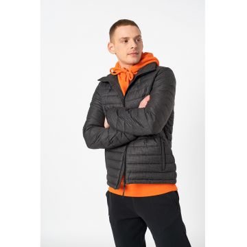 Jacheta cu model si aspect matlasat Studios - Gri inchis