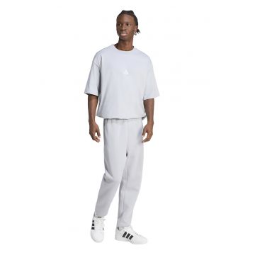 Pantaloni de trening conici cu buzunare laterale - Gri deschis