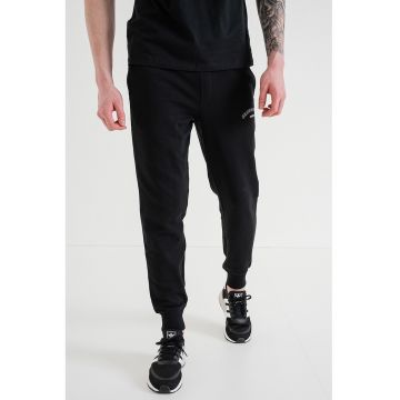Pantaloni de trening cu logo - Negru