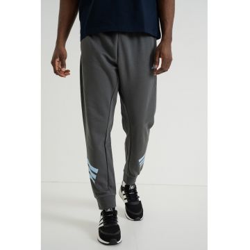 Pantaloni de trening regular fit cu talie ajustabila - Gri inchis