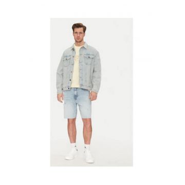 Pantaloni scurti din denim cu aspect decolorat